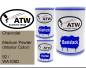 Preview: Chevrolet, Medium Pewter (Interior Color), 92 / WA109D: 500ml Lackdose + 500ml Klarlack + 250ml Härter - Set, von ATW Autoteile West.